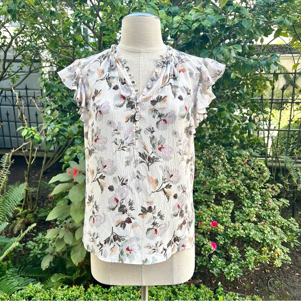 NWOT Rebecca Taylor Sofia Blouse Silk Sz 2